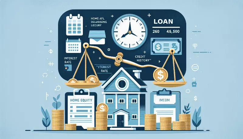 What factors influence home equity loan rates?